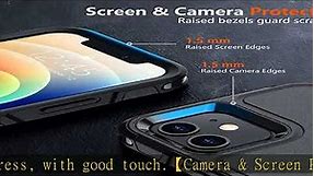 SPIDERCASE Designed for iPhone 12 Case/iPhone 12 Pro Case, [10 FT Military Grade Drop Protection] [