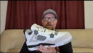 $55 DHGATE Military Black Jordan 4s, Unboxing, Review, UV and on foot