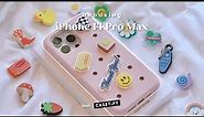 iPhone 14 Pro Max ( silver ) unboxing  ft. CASETiFY Pushin Case 🧈 | loffi snow