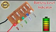 Simple 12 Volt Battery Level Indicator Circuit/Battery Level Indicator 12v / Battery Level Indicator
