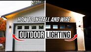 How To Install And Wire Outdoor Light Fixtures - Easy Home DIY Project!