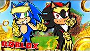 Gold Sonic VS Gold Shadow! - Sonic Speed Simulator (ROBLOX) 🔵💨