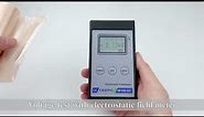 how to use electrostatic field meter