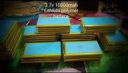 High quality 3.7v 10000mah lithium polymer battery