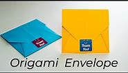 Origami Envelope. How to Make a Square Envelope in 2 Minutes.