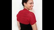 Easy Crochet Shrug - lacy springtime shrug - Yolanda Soto Lopez
