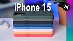 Hands On! Apple Silicone Cases for iPhone 15!