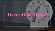Write Faster Using The Pomodoro Technique For Writers