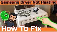 How to fix Samsung DV48H7400EW/A2 not heating problem