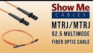 MTRJ/MTRJ 62.5/125 Multimode Duplex Fiber Patch Cable - OM1