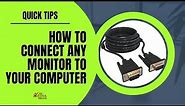 Ultimate Guide to Monitor Connections and Adapters