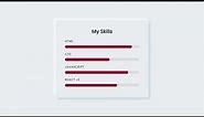 How to Make Progress Bar Designs Using HTML and CSS