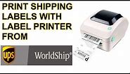 How to Print Shipping labels from UPS Worldship Desktop Software on Windows Tutorial UPDATED 2019