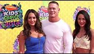 John Cena and The Bella Twins appear at the 2014 Nickelodeon Kids Choice Awards: March 30, 2014