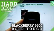 Hard Reset BLACKBERRY 9900 Bold Touch - factory reset tutorial