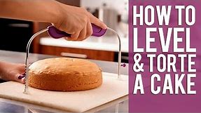 How to Level and Torte a Cake from Wilton