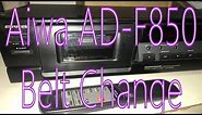 Aiwa AD-F850 Belt Change & Review -Adam HiFi-