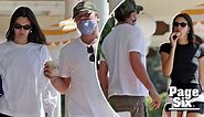 Leonardo DiCaprio, 48, and model Vittoria Ceretti, 25, cool off from the LA heat with ice cream and iced coffee