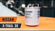 How to change fuel filter NISSAN X-TRAIL T30 TUTORIAL | AUTODOC