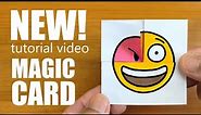 *NEW* Tutorial！Emoji Paper Magic Card - DIY Face Changer paper craft