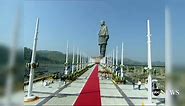 World's tallest statue unveiled in India: At nearly 600 feet, it's almost twice as tall as Statue of Liberty
