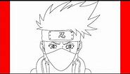How To Draw Kakashi Double Mangekyou Sharingan From Naruto - Step By Step Drawing