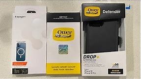 Otterbox, Spigen iPhone Case Unboxing | First Look
