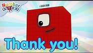 Thank you Number Fans! | Numberblocks Fans Worldwide | Learn to count to 1000000 | @Numberblocks