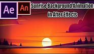After Effects Tutorial | Sunrise Background Animation tutorial | Easy Basic Tutorials