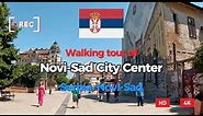 Serbia Novi Sad 🇷🇸 | Walking tour of Novi Sad City Center | 4k 60fps