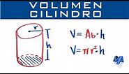 Volumen del Cilindro | conociendo área de la base o radio de la base