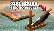 I spent 200 HOURS making 10 FOUNTAIN PENS! - Woodturning challenge