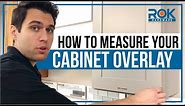 Replacing Hinges - What is Cabinet Overlay and How to Measure It