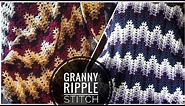 Crochet Granny Ripple Stitch - Afghan Pattern