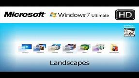 Microsoft Windows 7 Wallpapers from Retail Version in HD