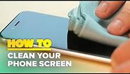 How to clean your phone screen (and some products to avoid)