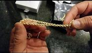 UNBOXING JACOJE 4mm ROPE GOLD CHAINS!!!!!!
