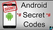 60+ Android Secret Codes List 2019 (Hidden Codes)