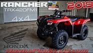 2019 Honda Rancher 420 4x4 ATV (TRX420FM1) Walk-Around Video | Red | Review @ HondaProKevin.com