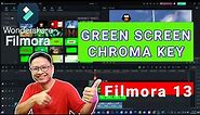 Wondershare Filmora 13 Chroma Key/ Green Screen Effect Tutorial For Beginners in 3 Minutes