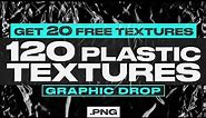 Plastic Textures Pack - Free Download - 120 .png in High-Quality to Upgrade Your Design
