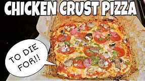 KETO CHICKEN CRUST PIZZA | DELICIOUS & SUPER EASY DINNER (LOW CARB)
