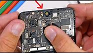 Will an Under Display Camera work OUTSIDE the phone? - Teardown!