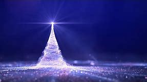 Animated Christmas Card Template - Glitter Tree