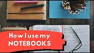 How I use my notebooks as a writer & creative