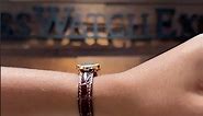 Cartier Baignoire 18K Rose Gold Diamond Ladies Watch WB520028 Wrist Roll | SwissWatchExpo