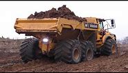 Volvo A30G Dumper With 1 Meter Wide LGP Tires Vs A40F With None LGP Tires