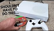 How to Play Game Discs on the DISCLESS XBOX ONE S!!
