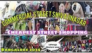 Commercial Street Bangalore | Street shopping| Shopping guide🛍️ | Shivaji Nagar market| 2024
