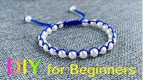 DIY Your Beaded Bracelet Tutorial | Easy Bracelet Making Ideas | How to Make Bracelet with Bead A101